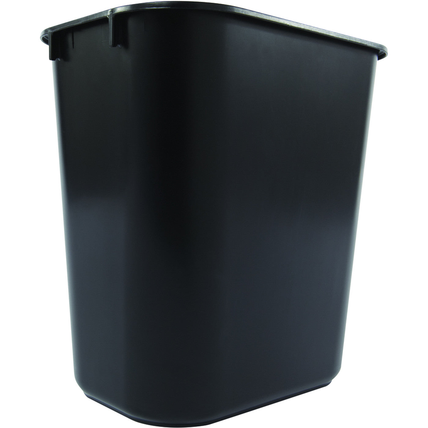 FG295500BLA WASTEBASKET RECT 13-QT 11-3/8X8.25X12-1/8 BLACK