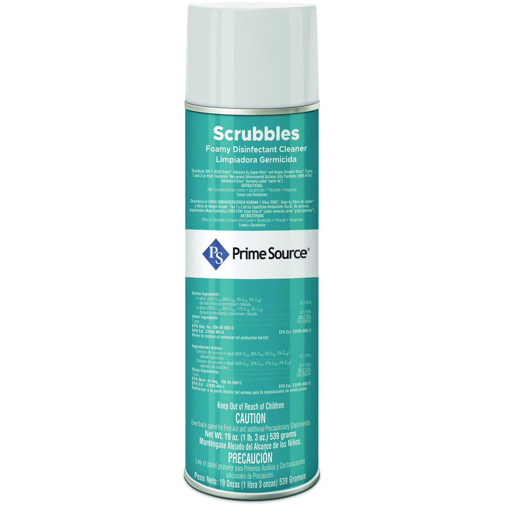 75000013 P/S SCRUBBLES FOAMY DISINFECTANT 19-OZ AEROSOL