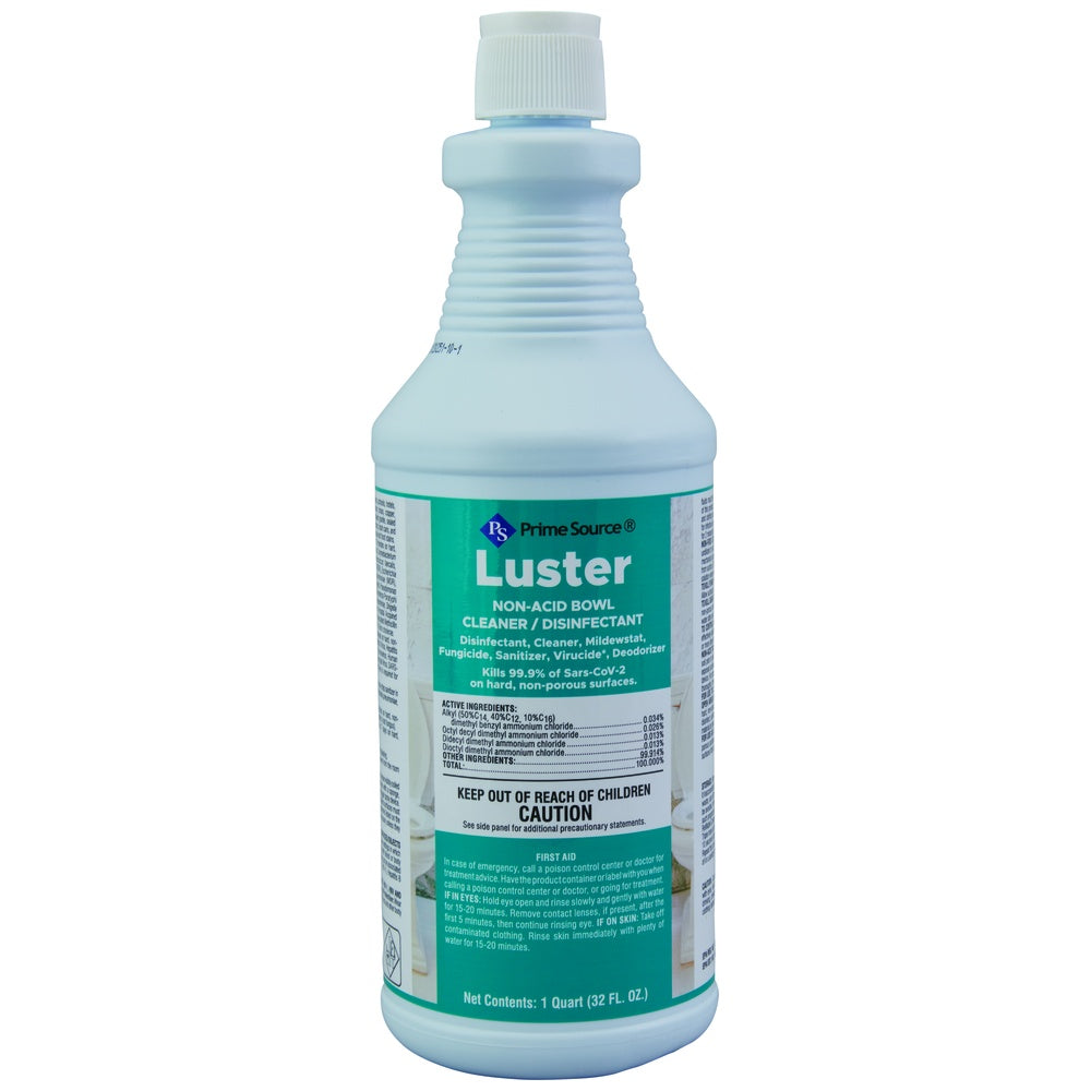 P/S 32-OZ LUSTER NONACID BWL CLEANER/DISENFECTANT 12/CS