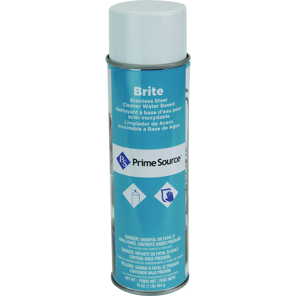 BRITE WATER BASE STAINLESS STEEL CLEANER 12/20OZ/16OZ NET