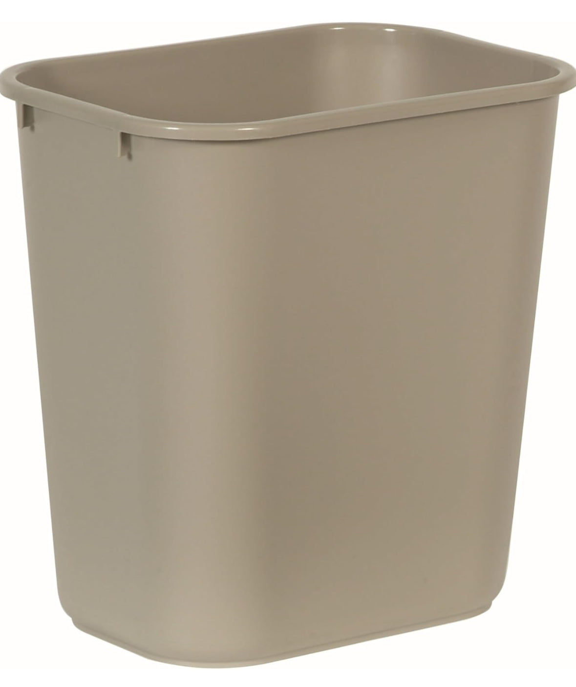 BEIGE WASTEBASKET 28 QUART (7 GALLON)